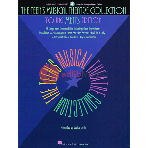 The Teen's Musical Theatre Collection: Young Men's Edition - Vocal/Audio Access Online by Lerch Hal Leonard 740161