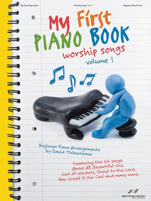 My First Piano Book - Volume 1: Worship Songs - Worship Songs - Piano|Vocal David Thibodeaux Brentwood-Benson Beginning Piano with Lyrics