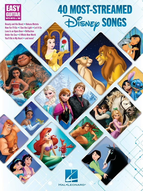 40 Most-Streamed Disney Songs - Vocal/Guitar Hal Leonard 369042