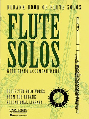 Rubank Book of Flute Solos - Easy Level - (Includes Piano Accompaniment) - Various - Rubank Publications