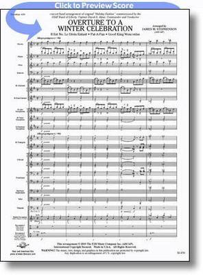 Overture to a Winter Celebration - Traditional - James M. Stephenson FJH Music Company Score/Parts