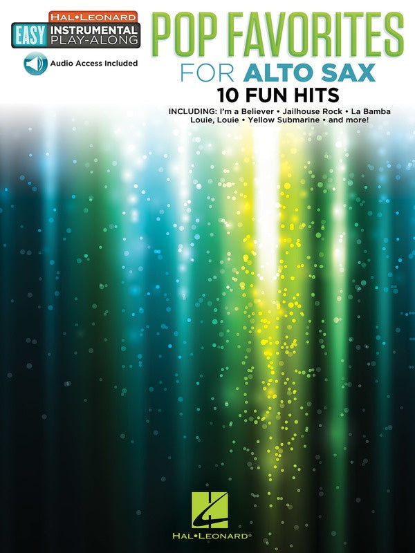 Pop Favorites For Alto Sax Bk/Ola - Hal Leonard - Alto Saxophone