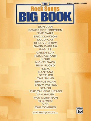 The Rock Songs Big Book - Hal Leonard Piano, Vocal & Guitar