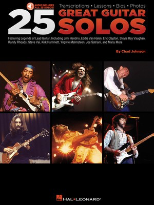 25 Great Guitar Solos - Transcriptions Œ‡ Lessons Œ‡ Bios Œ‡ Photos - Guitar Chad Johnson Hal Leonard Guitar TAB /CD