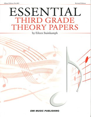 Essential Third Grade Theory Papers - EileenStainkamph EMI Music Publishing Book