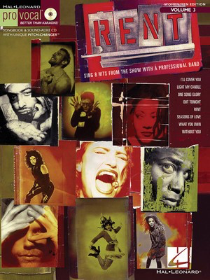 Rent - Pro Vocal Mixed Edition Volume 3 - Jonathan Larson - Vocal Hal Leonard /CD