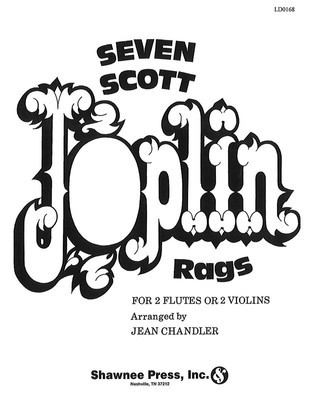 Seven Scott Joplin Rags - for 2 Flutes/Violins 2 Flutes or 2 Violins - Flute|Violin Hal Leonard Duo