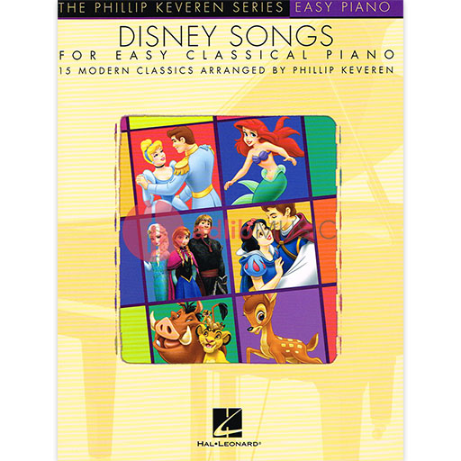 Disney Songs for Easy Classical Piano - Easy Piano arranged by Keveren Hal Leonard 144352