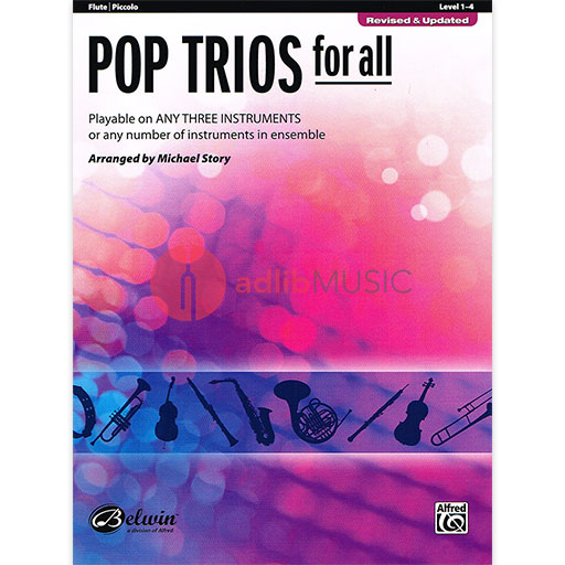 Pop Trios for All - Flute - Various - Michael Story - Alfred Music