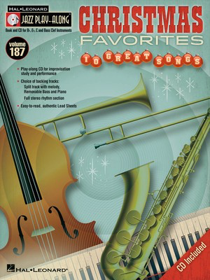 Christmas Favorites - Jazz Play-Along Volume 111 - Various - Bb Instrument|Bass Clef Instrument|C Instrument|Eb Instrument Hal Leonard Lead Sheet /CD