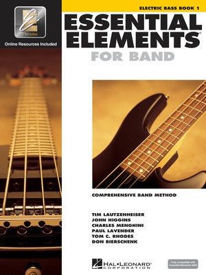 Essential Elements for Band Book 1 - Electric Bass Guitar/EEi Online Resources by Menghini/Bierschenk/Higgins/Lavender/Lautzenheiser/Rhodes Hal Leonard 862581