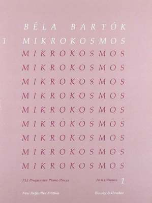 Mikrokosmos Vol. 1 (Red) - 153 Progressive Piano Pieces - Bela Bartok - Piano Boosey & Hawkes