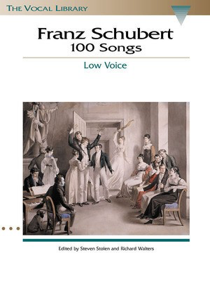 Schubert - The Vocal Library: 100 Songs - Low Voice Classical Vocal/Piano Accompaniment edited by Walters/Stolen Hal Leonard 740028