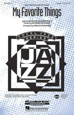 My Favorite Things (from The Sound of Music) - Oscar Hammerstein II|Richard Rodgers - Paris Rutherford Hal Leonard ShowTrax CD CD