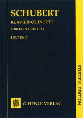 Trout Quintet Op. 114 D667 - Study Score - Franz Schubert - G. Henle Verlag Study Score Score