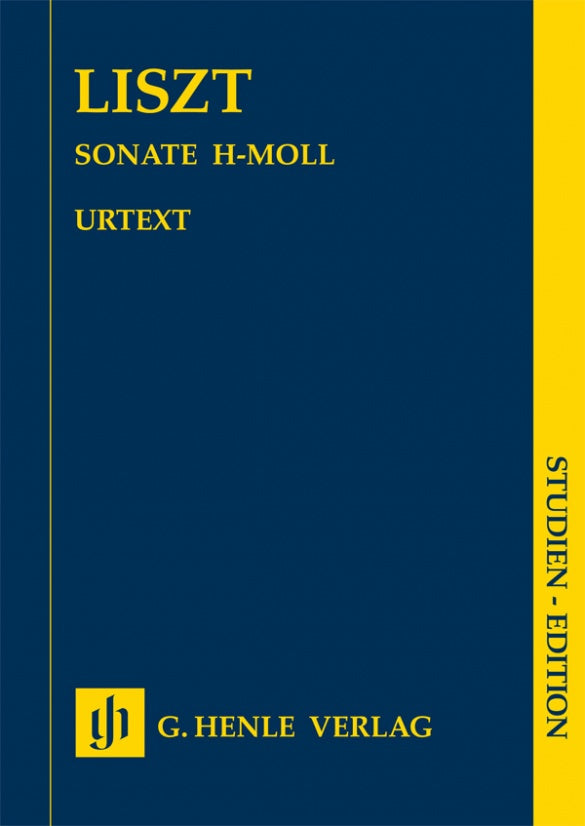 Liszt - Piano Sonata in Bmin - Study Score edited by Herttrich Henle HN9559