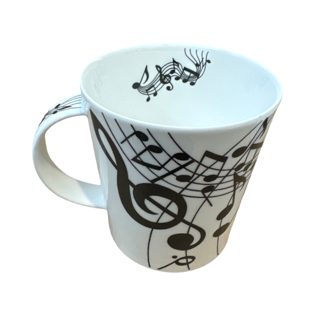 Dunoon Fine Bone China Mug Ebony