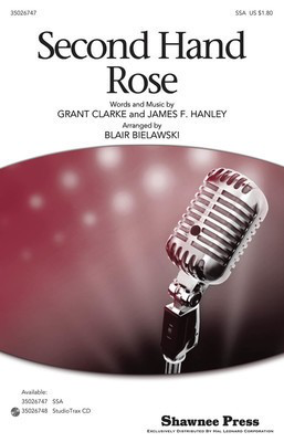 Second Hand Rose - Grant Clarke|James Hanley - Blair Bielawski Shawnee Press StudioTrax CD CD