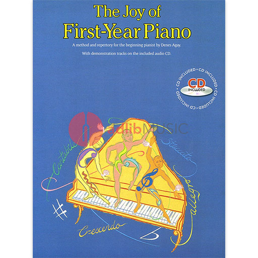 JOY OF FIRST YEAR PIANO BK/CD - DENES AGAY - Yorktown