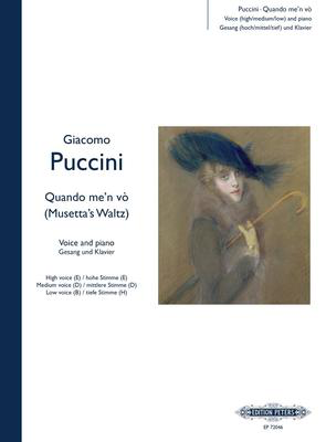 Musetta's Waltz Song - Giacomo Puccini - Classical Vocal High Voice|Medium Voice|Low Voice Edition Peters Vocal Score