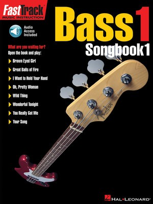 FastTrack Bass Songbook 1 - Level 1 - Bass Guitar Hal Leonard Bass TAB /CD