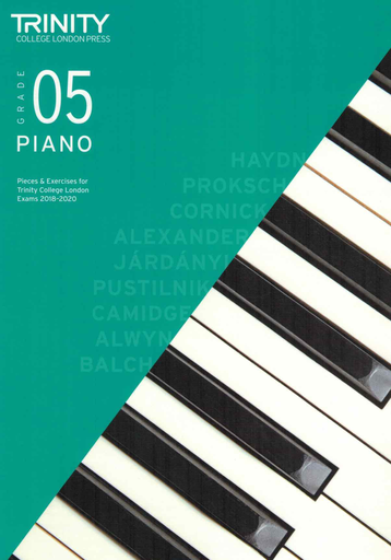 Trinity Piano Exam Pieces 2018-20 Grade 5 Book Only - Trinity