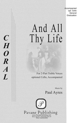 And All Thy Life - Chamber Orchestra Accompaniment - Paul Ayres - Pavane Publishing Chamber Ensemble Parts