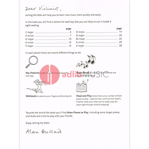 Joining the Dots for Violin Grade 3 - Violin by Bullard ABRSM 9781848495869