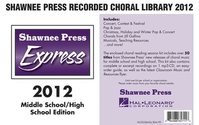 Shawnee Press Express Recorded Library 2012 - Middle School/High School Edition - Shawnee Press CD