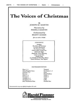 The Voices of Christmas - Joseph M. Martin Shawnee Press Score/Parts