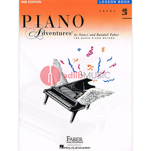 Piano Adventures Level 2B Lesson Book - Piano/CD by Faber/Faber Hal Leonard 420316