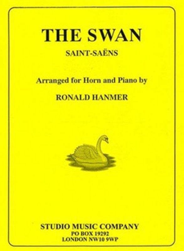 Saint-Saens - Swan - F or Eb Horn/Piano Accompaniment arranged by Hanmer Studio M050-03462-9