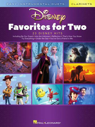 Disney Favorites for Two - Clarinet Duet Hal Leonard 382596