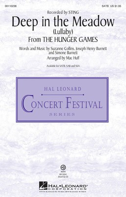 Deep in the Meadow (Lullaby) - (from The Hunger Games) - Mac Huff Hal Leonard ShowTrax CD CD