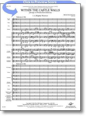 Within the Castle Walls - Songs of Welsh Revolution - Brian Balmages - FJH Music Company Score/Parts