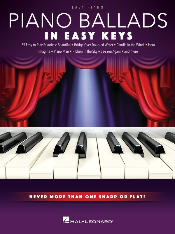 Piano Ballads in Easy Keys - Easy Piano Hal Leonard 369321