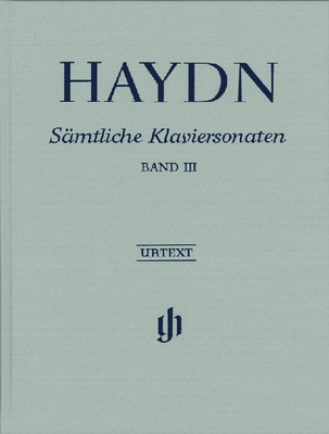 Sonatas Bk 3 Urtext Bound - Joseph Haydn - Piano G. Henle Verlag Piano Solo Hardcover