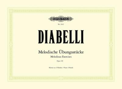 Melodious Exercises Op. 149 - Anton Diabelli - Piano Edition Peters Piano Duet