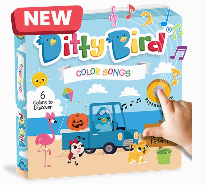 Ditty Bird Colour Songs Childrens Interactive Sound Book