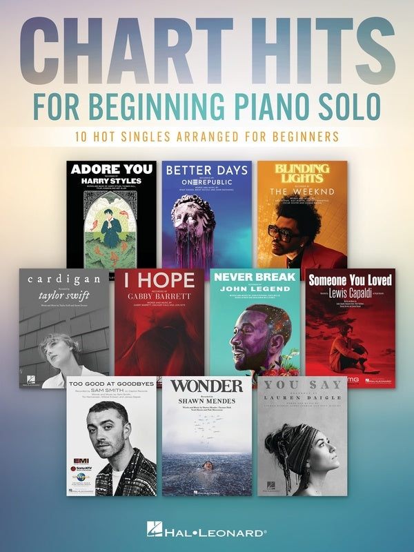 Chart Hits - Beginning Piano Solo Hal Leonard 362594