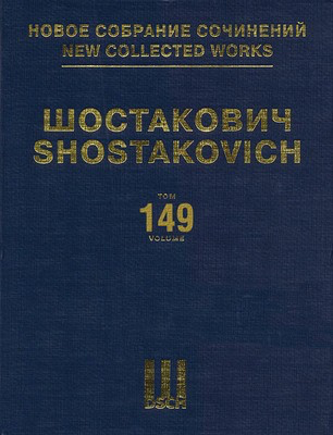 Eight British & American Folk Songs - Voice and Orchestra New Collected Works, Volume 149 Hardcover Score - Dmitri Shostakovich - DSCH Full Score Score