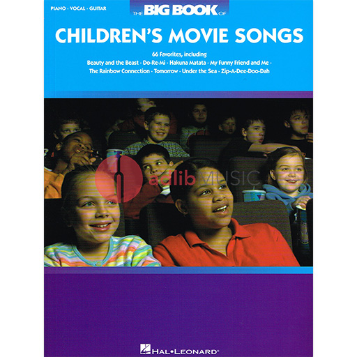 The Big Book of Children's Movie Songs - Various - Guitar|Piano|Vocal Hal Leonard Piano, Vocal & Guitar - Out of Print