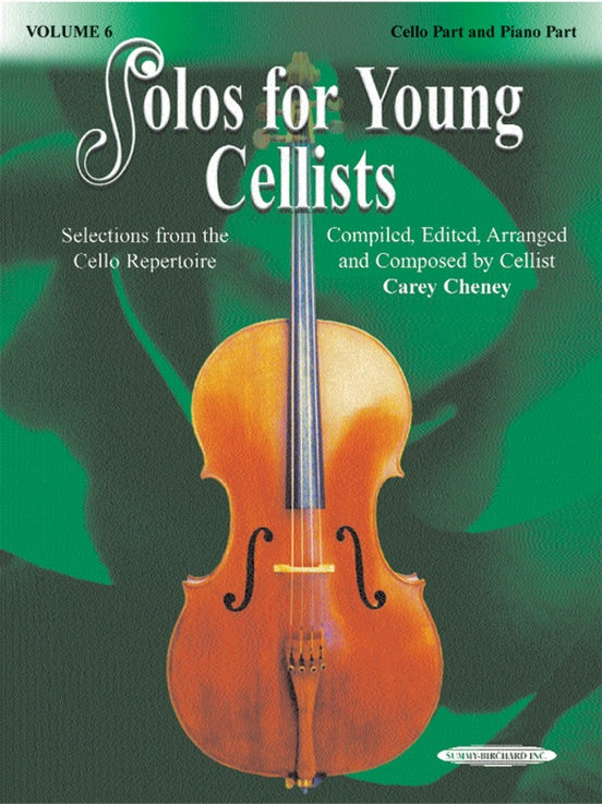 Solos for Young Cellists Volume 6 Cello/Piano