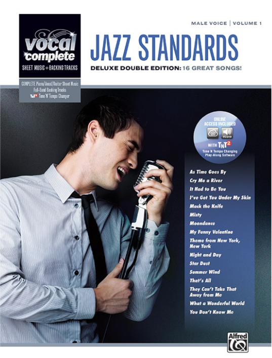 MALE VOICE JAZZ STANDARDS BK 2CDS - 37295