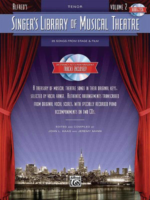 Singer's Library of Musical Theatre - Vol. 2 - Tenor Book/2-CDs Pack - Various - Vocal Tenor Hal Leonard Accompaniment CD /CD