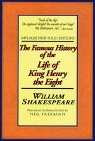 The Famous History of the Life of King Henry the Eight - Applause First Folio Editions - Applause Books