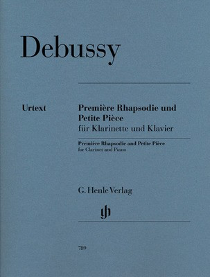 Debussy - Premiere Rhapsodie & Petite Piece - Clarinet/Piano Accompaniment Henle HN789