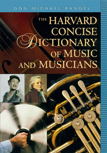 HARVARD CONCISE DICTIONARY OF MUSIC - Warner Bros