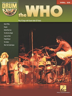 The Who - Drum Play-Along Volume 23 - Drums Hal Leonard Drum Notation /CD