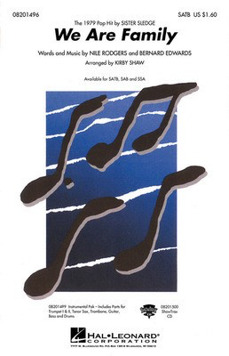 We Are Family - Bernard Edwards|Nile Rodgers - Kirby Shaw Hal Leonard Instrumental Parts Parts